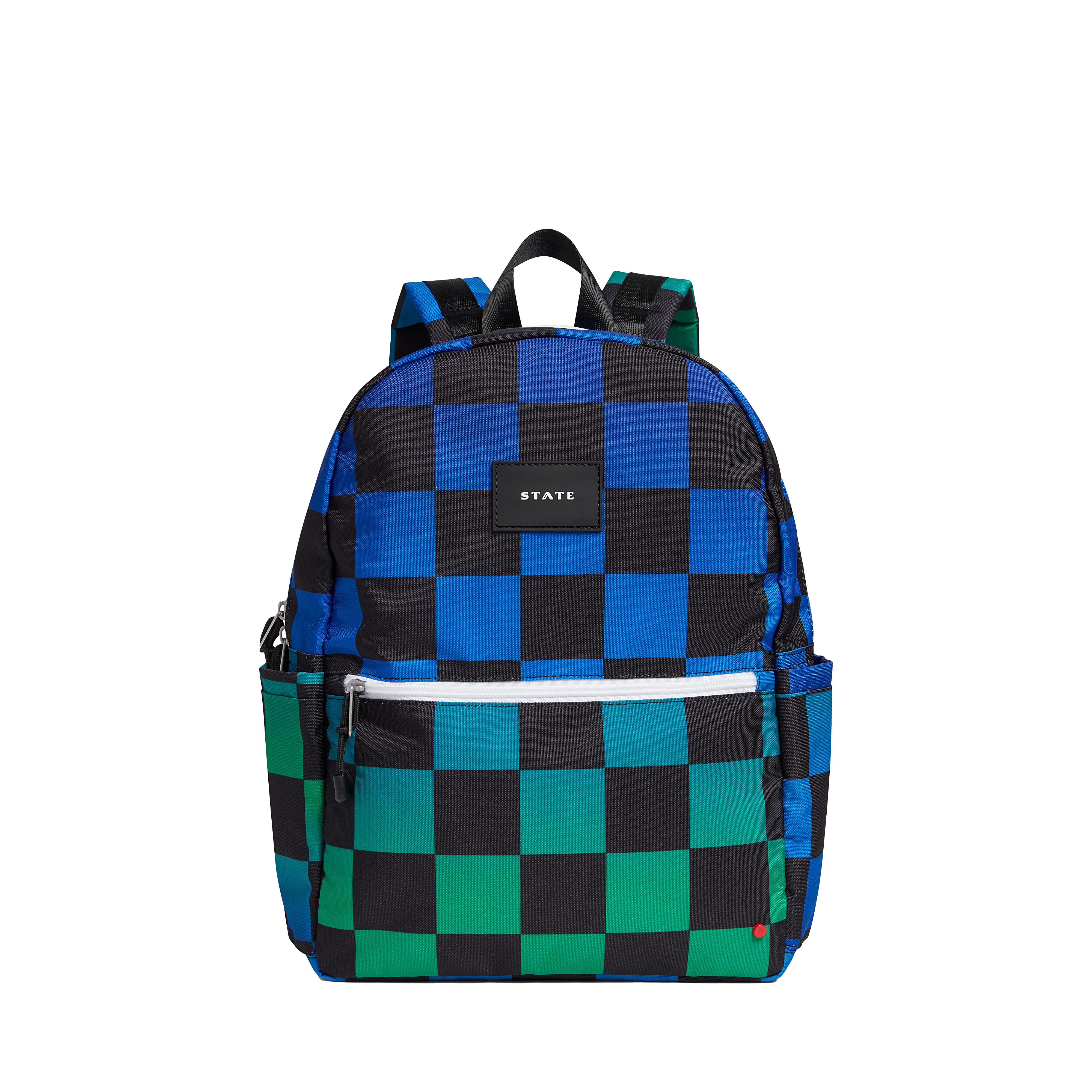 Custom Name New Chessboard Backpack Embroidered Women's Bag