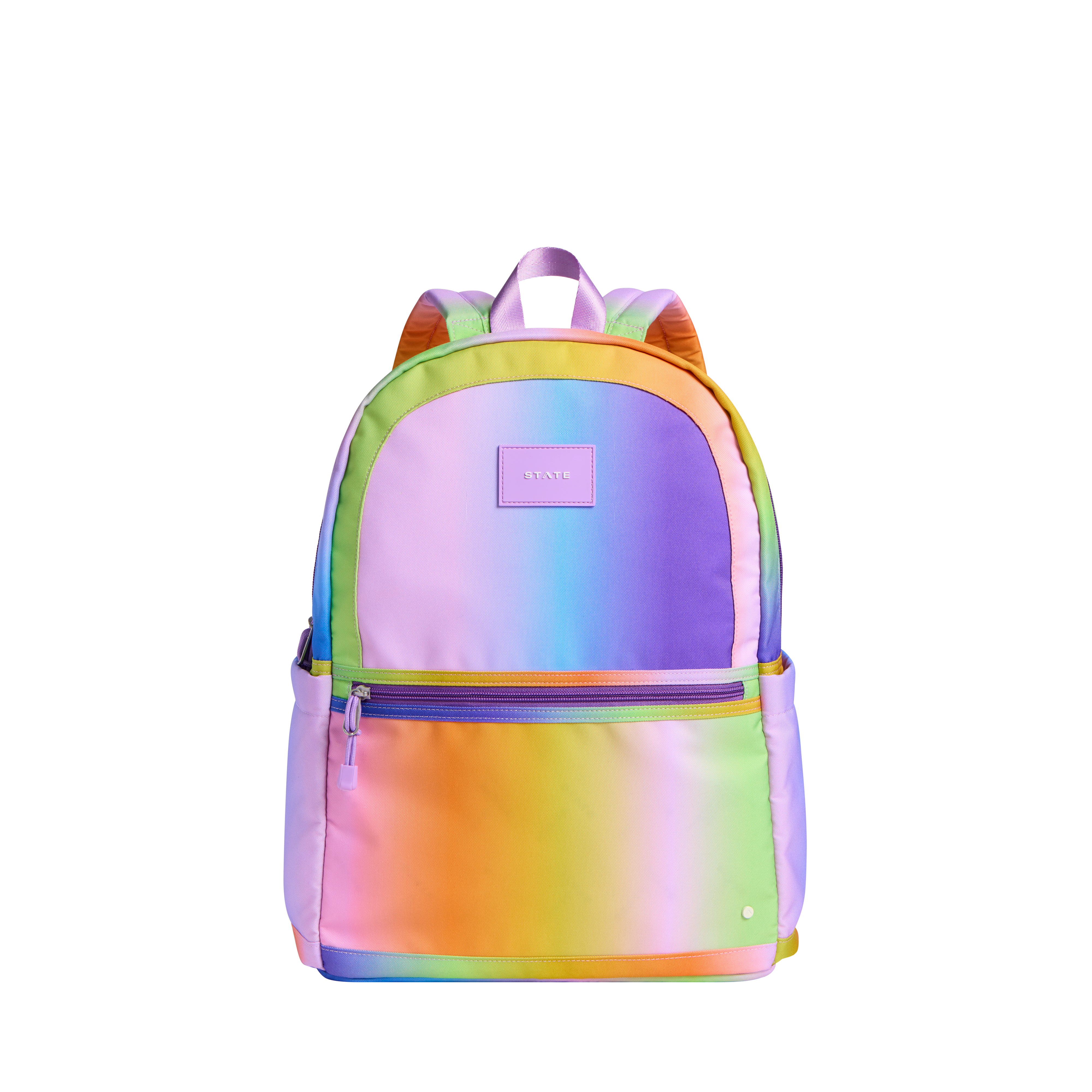 Girls Multicolour Rainbow Logo Backpack