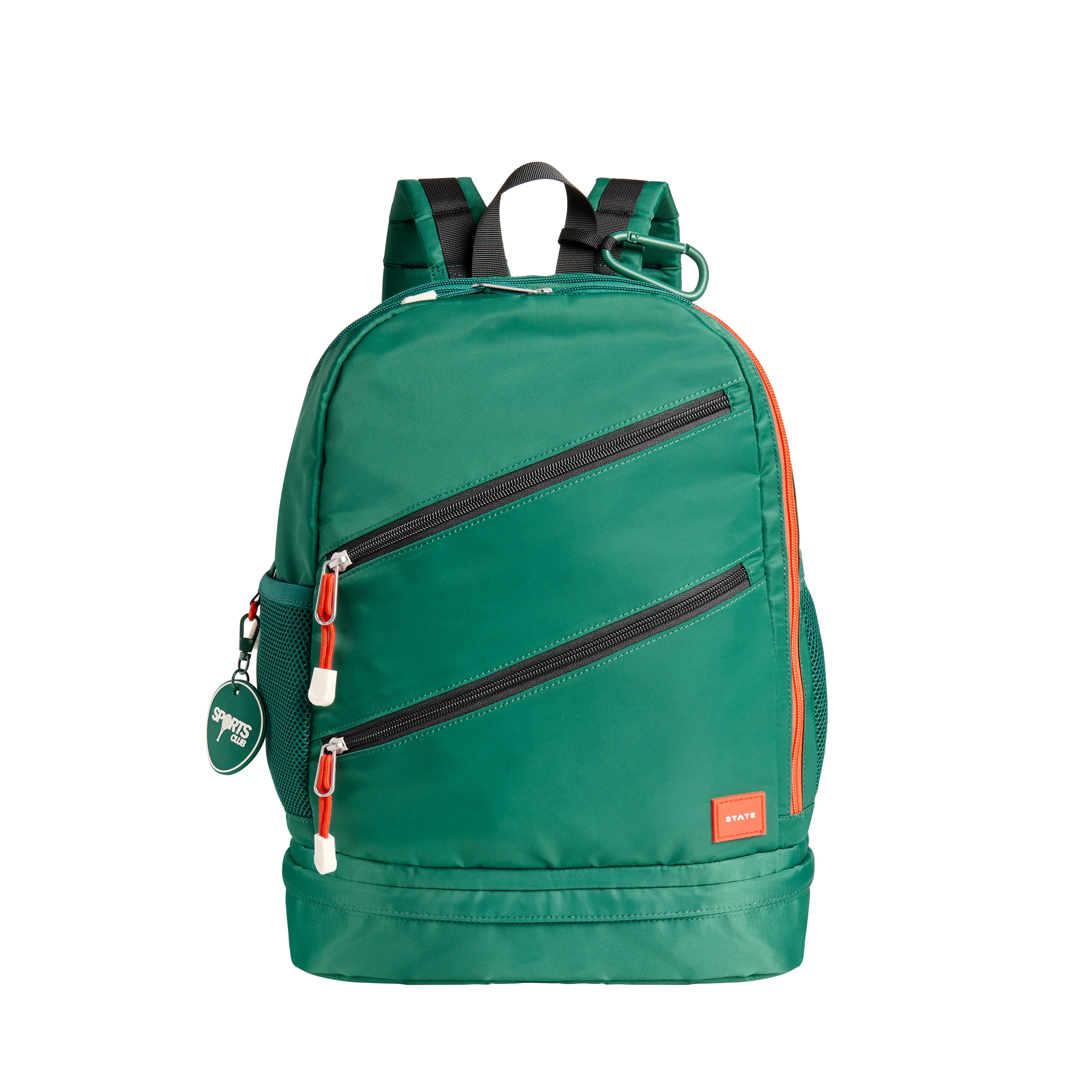 STATE Bags Lenox with Shoe Pocket Tennis Bag Nylon Evergreen