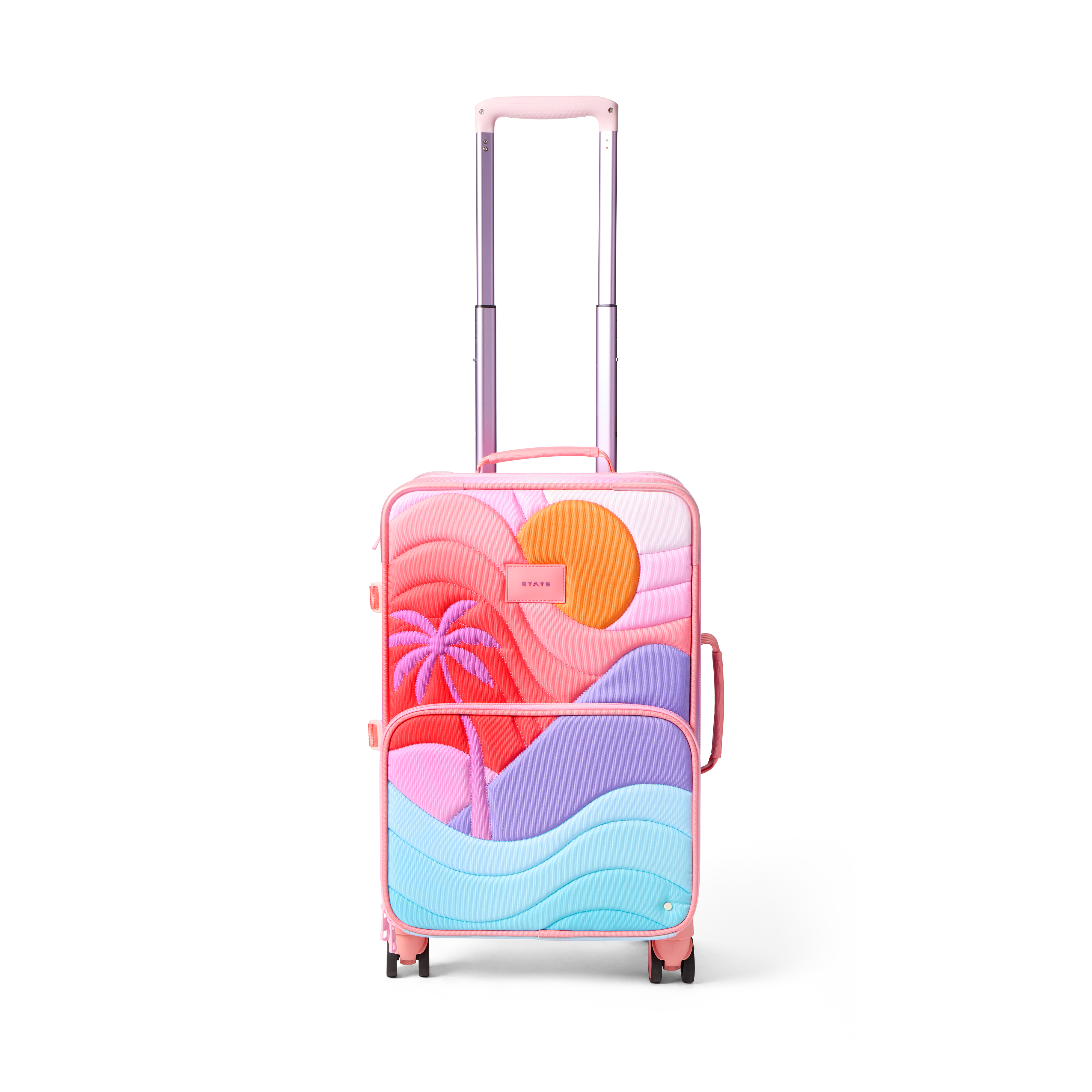 STATE Bags | Logan Suitcase Nylon Puffer Sunset