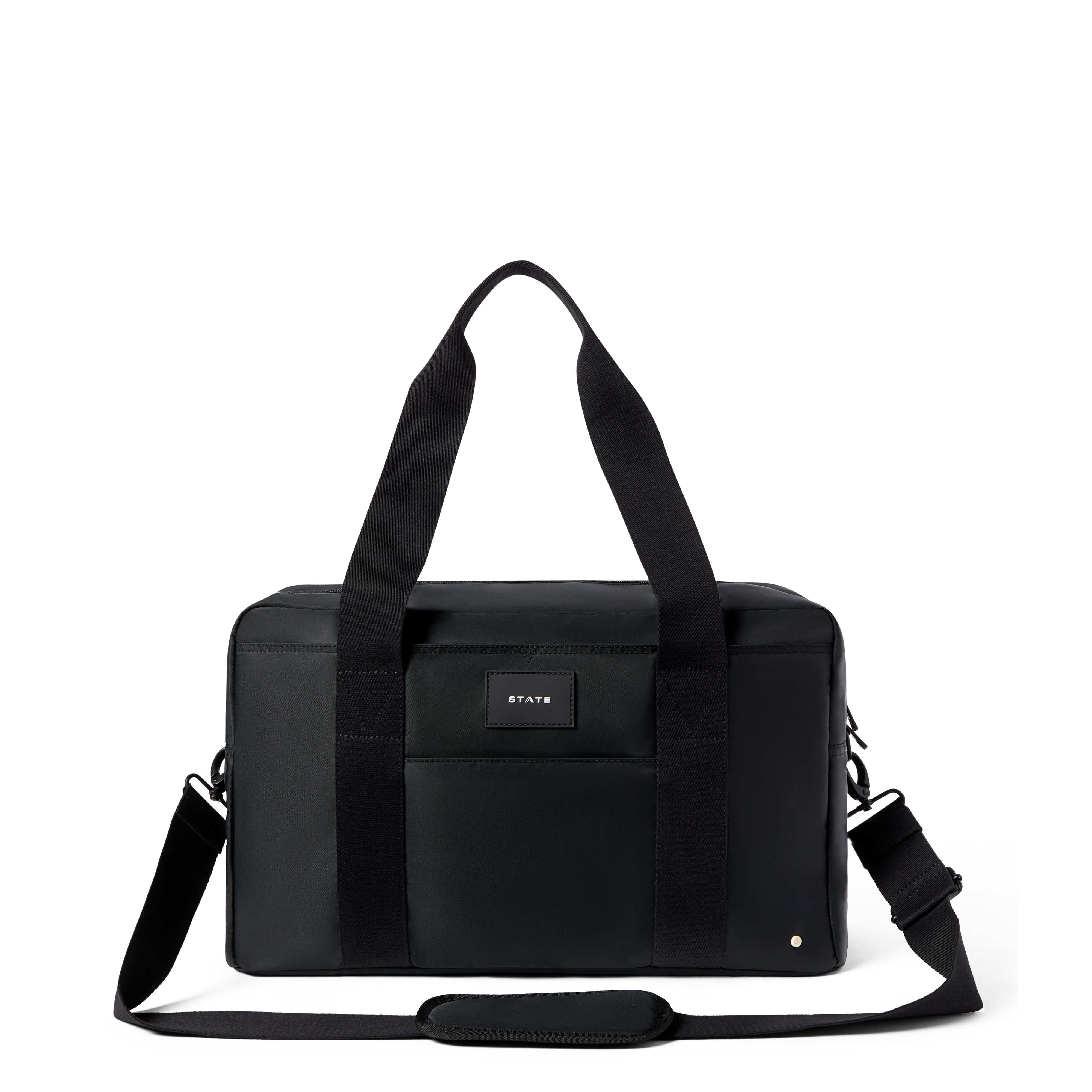 STATE Bags | Wellington Weekender Medium Nylon Black