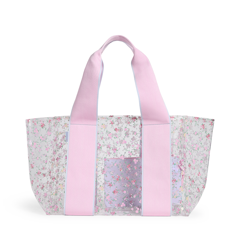 STATE Bags | STATE x LoveShackFancy Wellington Cabana Tote TPU