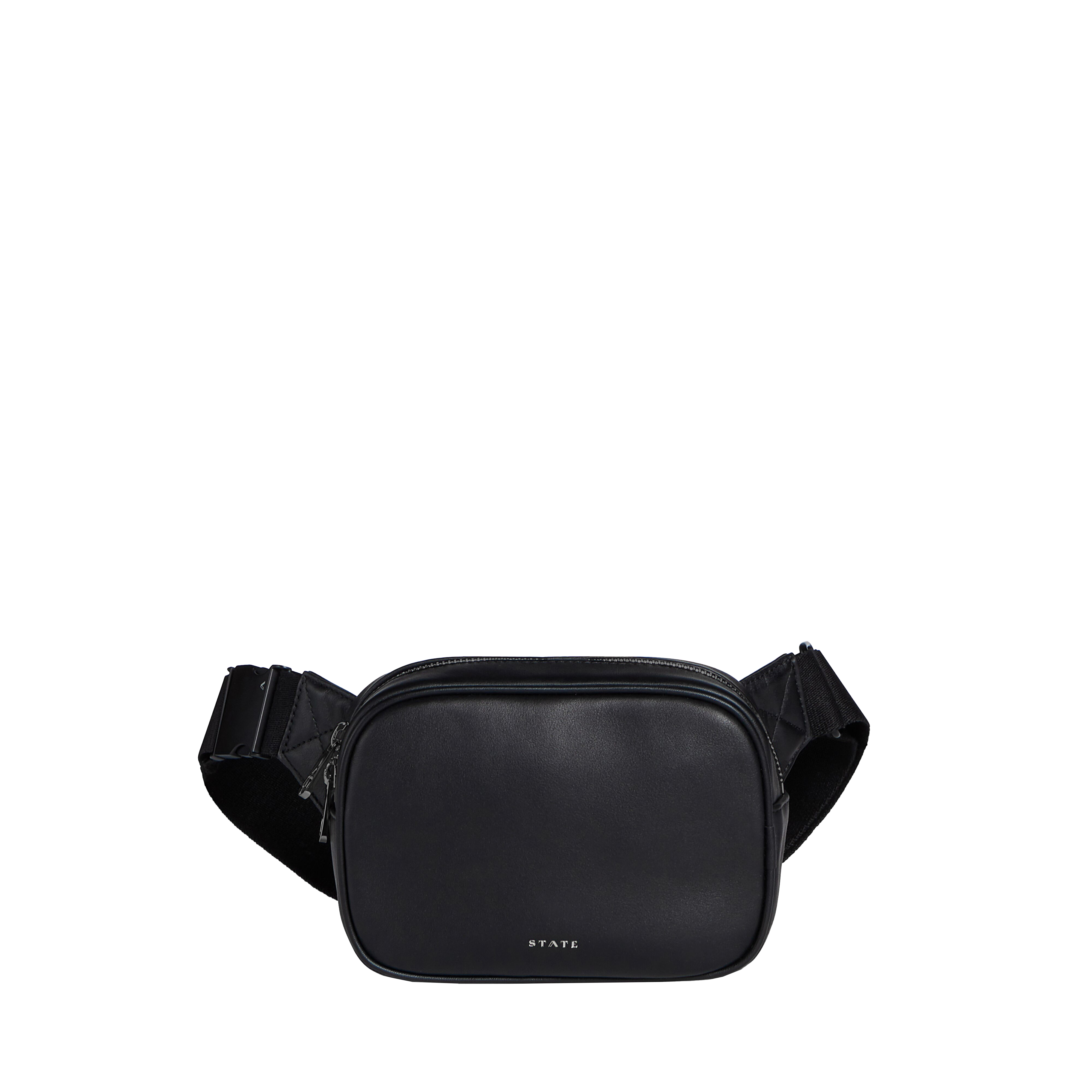 State Bags Bennett Fanny Pack Smooth Leather Black Black / Standard
