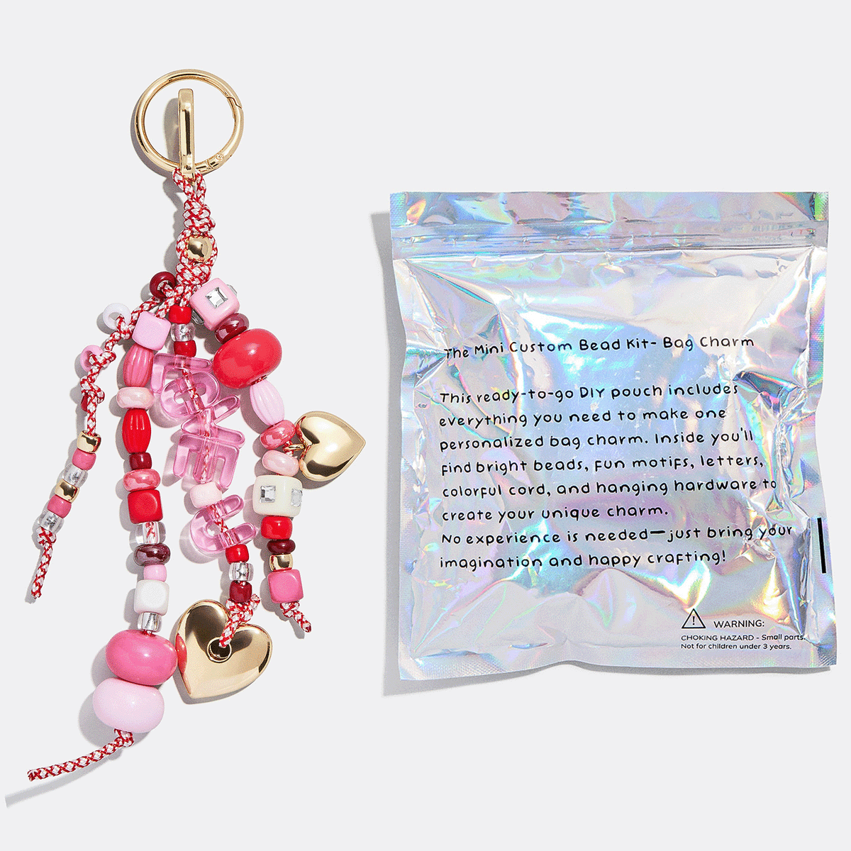 Image showing Bauble Bar Mini Bead Kit in color hearts