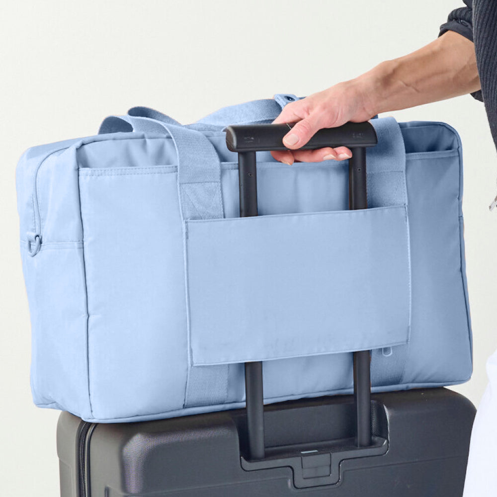 STATE Bags Wellington Weekender Nylon Ice Blue On Luggage Click to Zoom