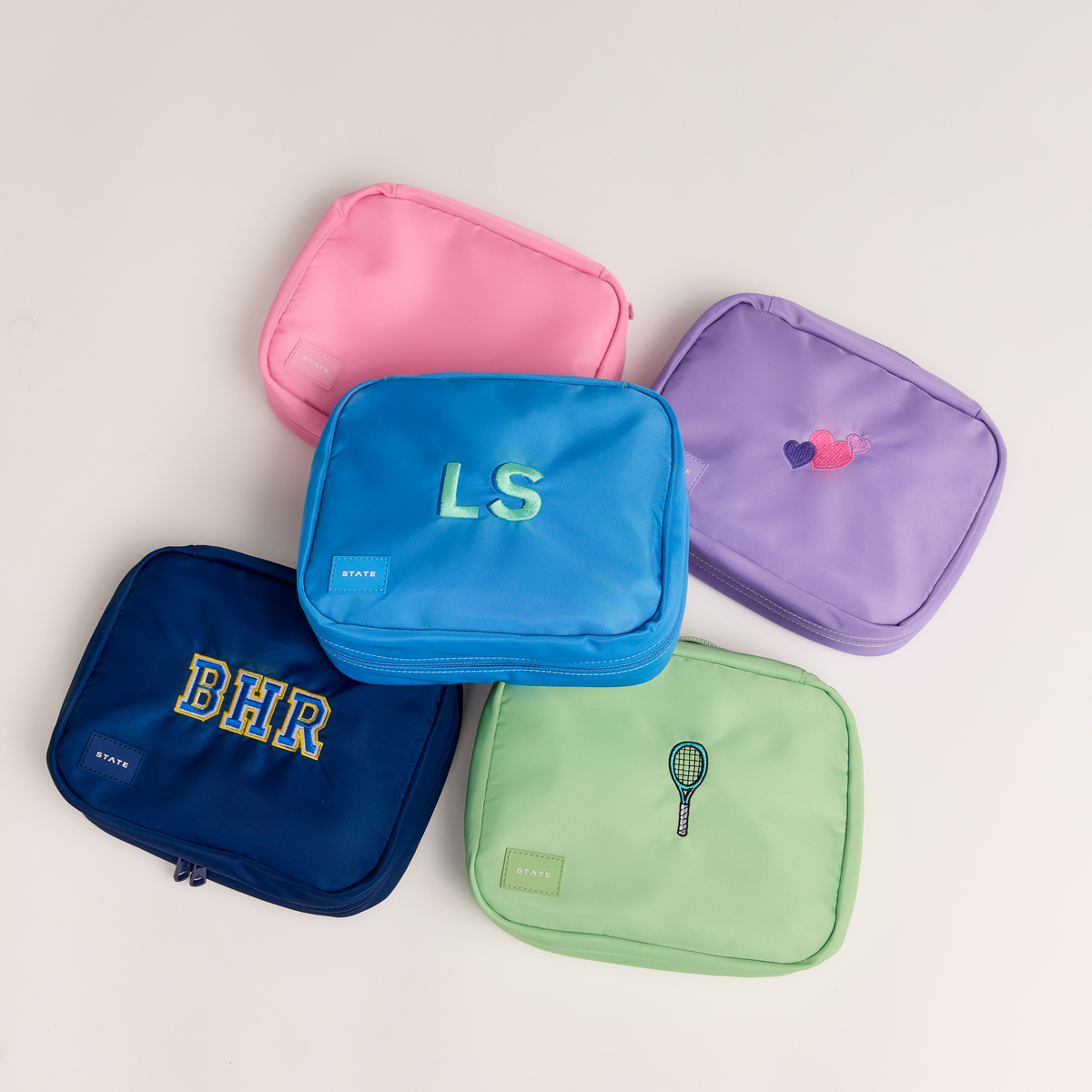 cylinder toiletry travel bag pouch STATE Bags
