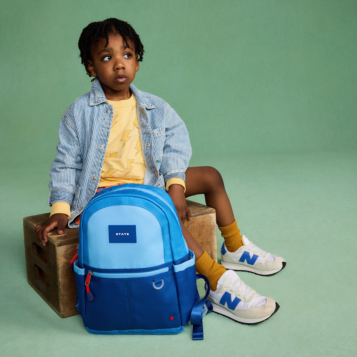 blue mini backpack Madpax Mamba adjustable straps and a cushioned back panel ensure all State - Blue/Light Blue Colorblock
