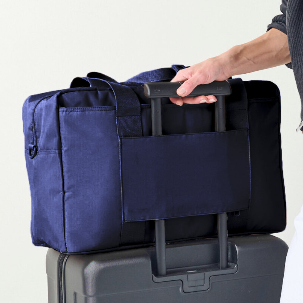 STATE Bags Wellington Weekender Navy on Suitcase Click to Zoom