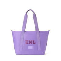 STATE Bags Graham Tote Purple Front View Personalized Click to Zoom