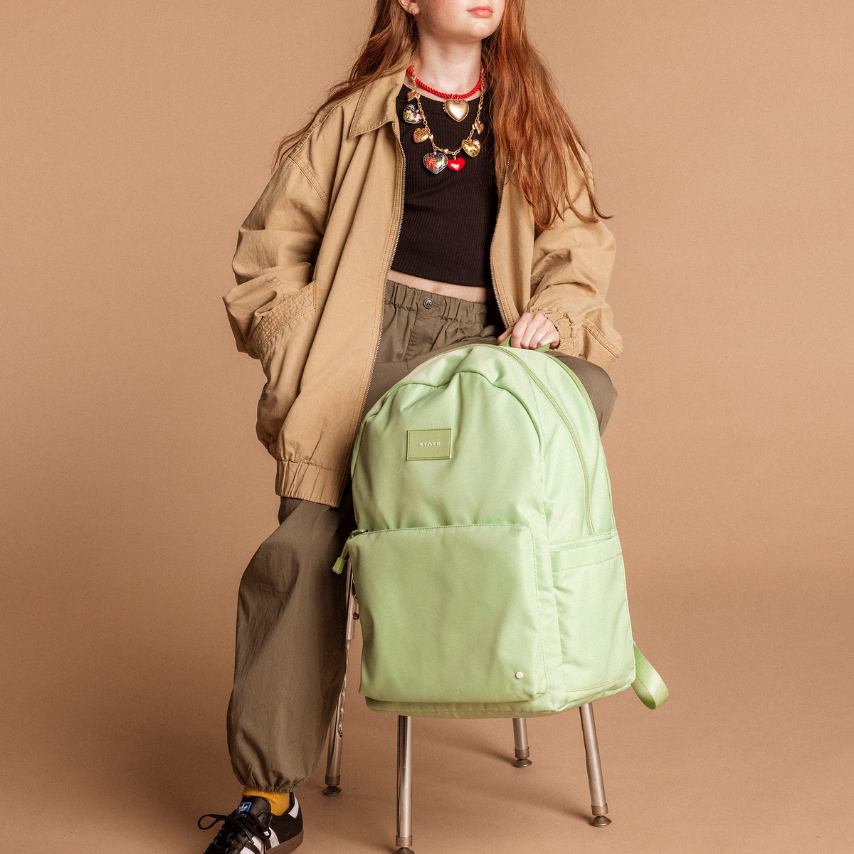 green strada mini backpack Reed Backpack