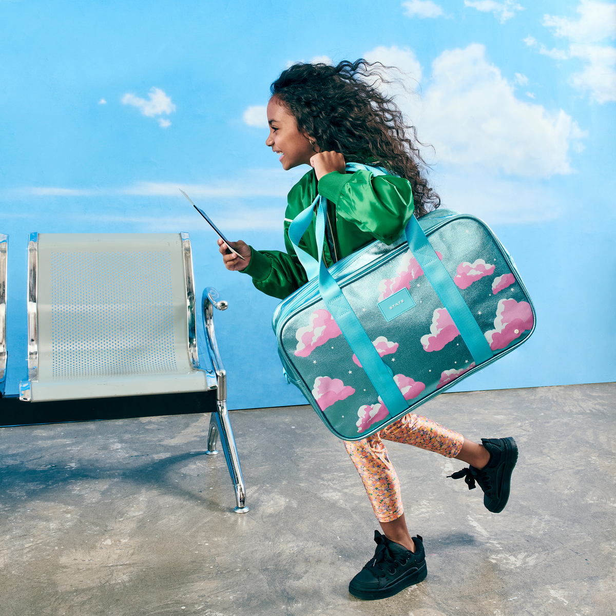 STATE Bags Clouds Rockaway Duffle Bag, Clouds