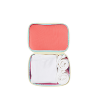 state bags packing cube set polyester canvas pink front view click to zoom