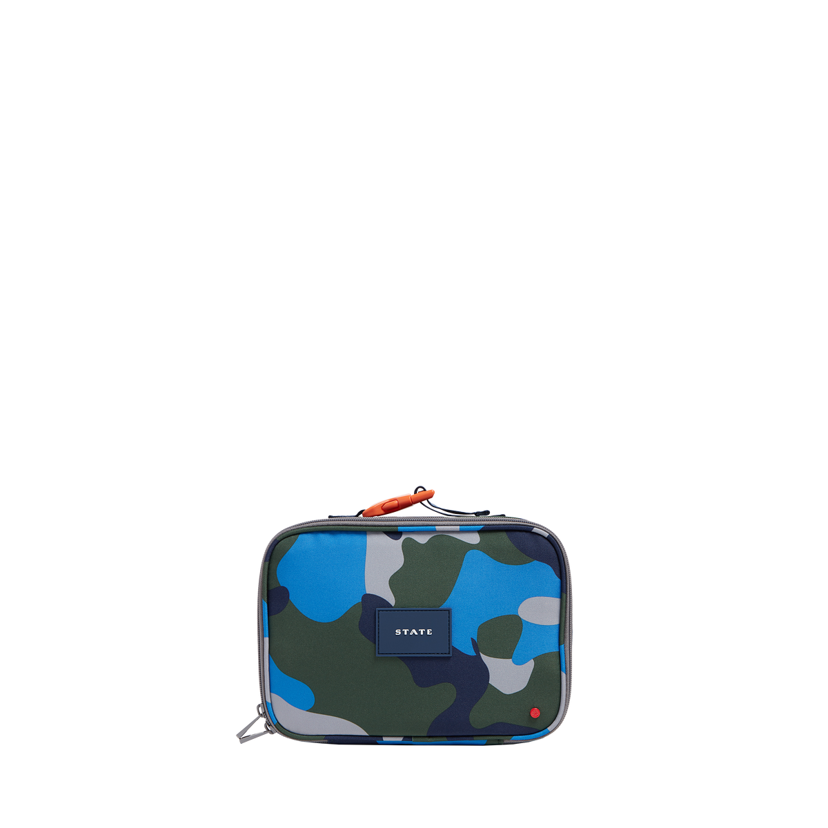 state bags rodgers lunch box printed canvas camo front view click to zoom