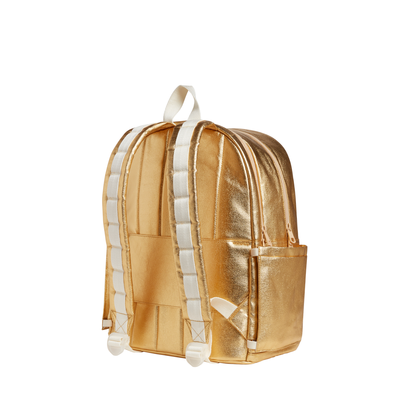 STATE Bags Kane Kids Double Pocket Backpack Metallic Gold
