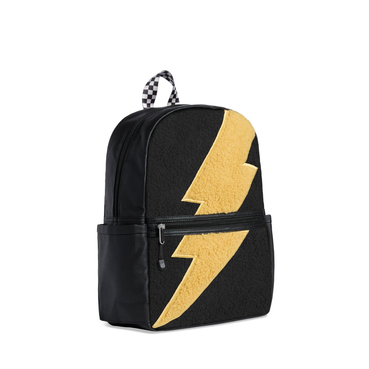 state bags kane kids backpack novelty fuzzy bolt front view side angle click to zoom