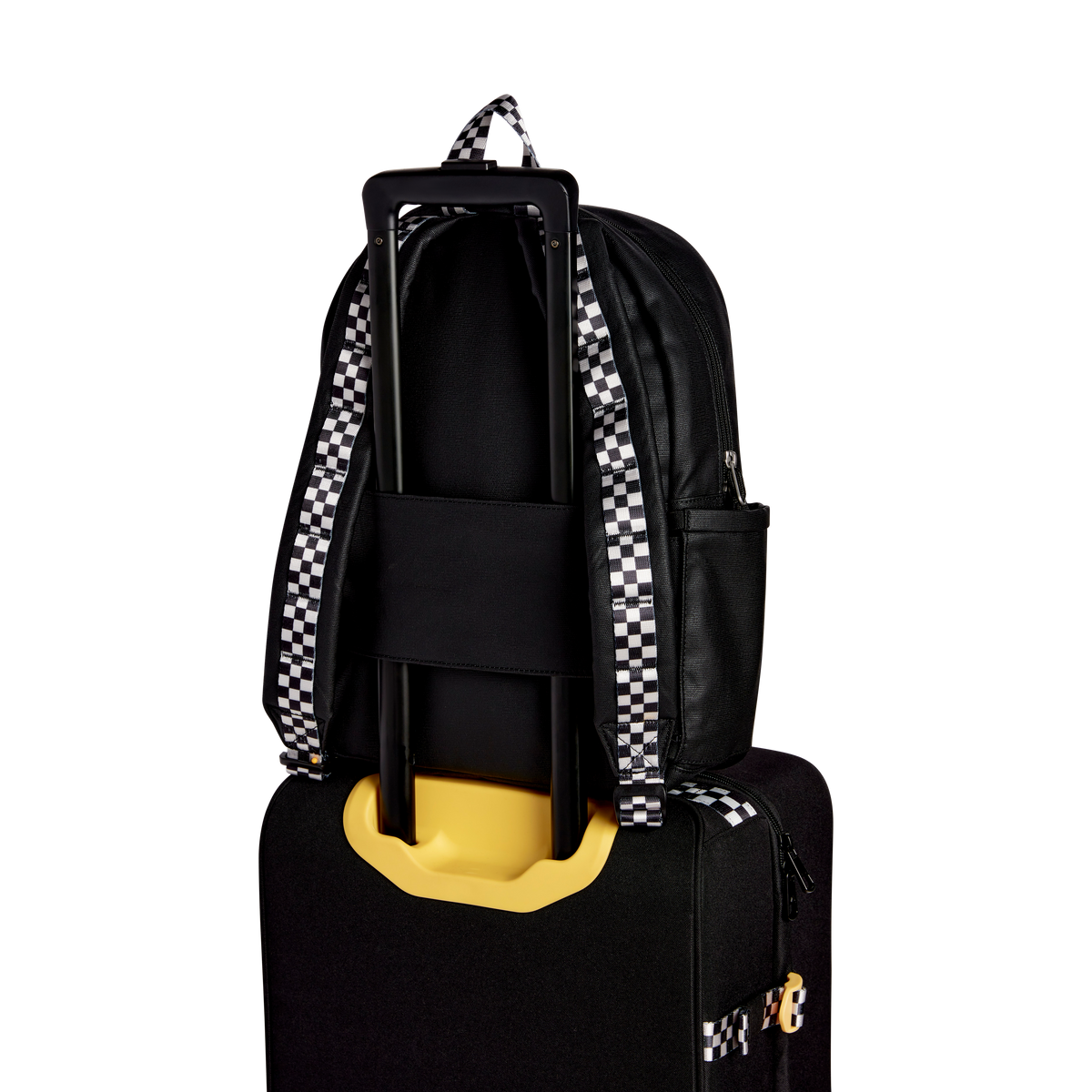 State bags kane kids travel backpack novelty fuzzy bolt back view slid on suitcase handle click to zoom