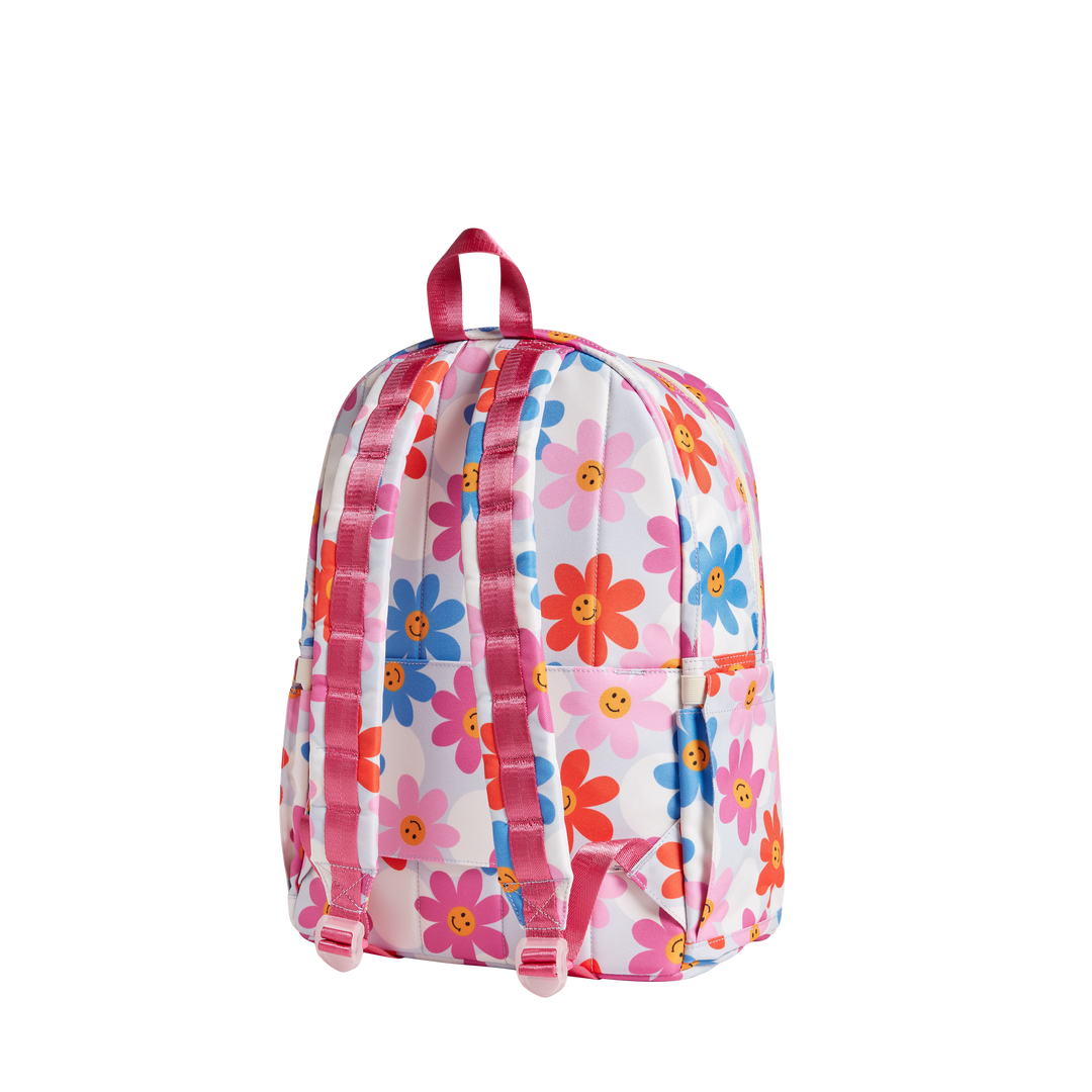 STATE Bags Kane Kids Large Backpack Recycled Poly Canvas Daises