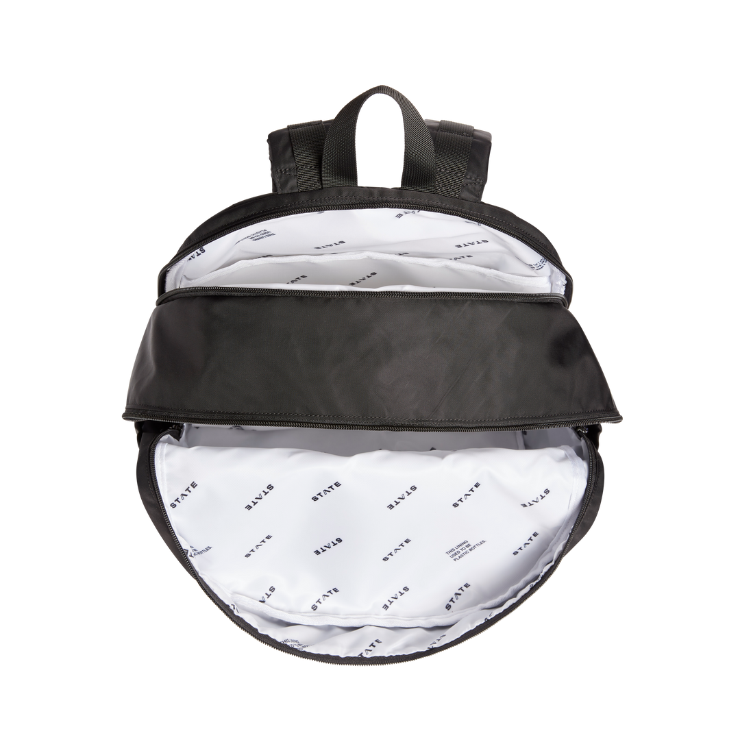 STATE Bags Lorimer Large Backpack Nylon Black
