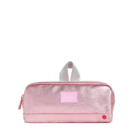 state bags clinton pencil case pink/silver front view click to zoom