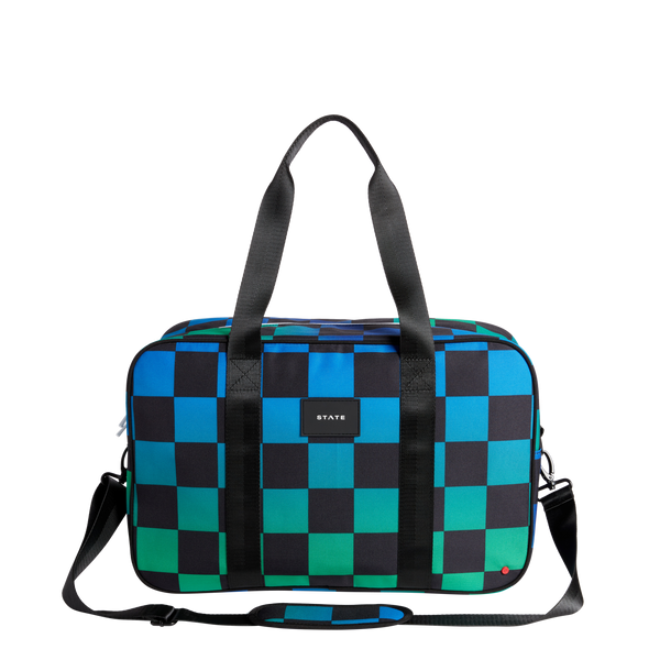 STATE Bags | Rockaway Duffle Recycled Polyester Canvas Blue STATE Bags | Rockaway Duffle Recycled Polyester Canvas Blue