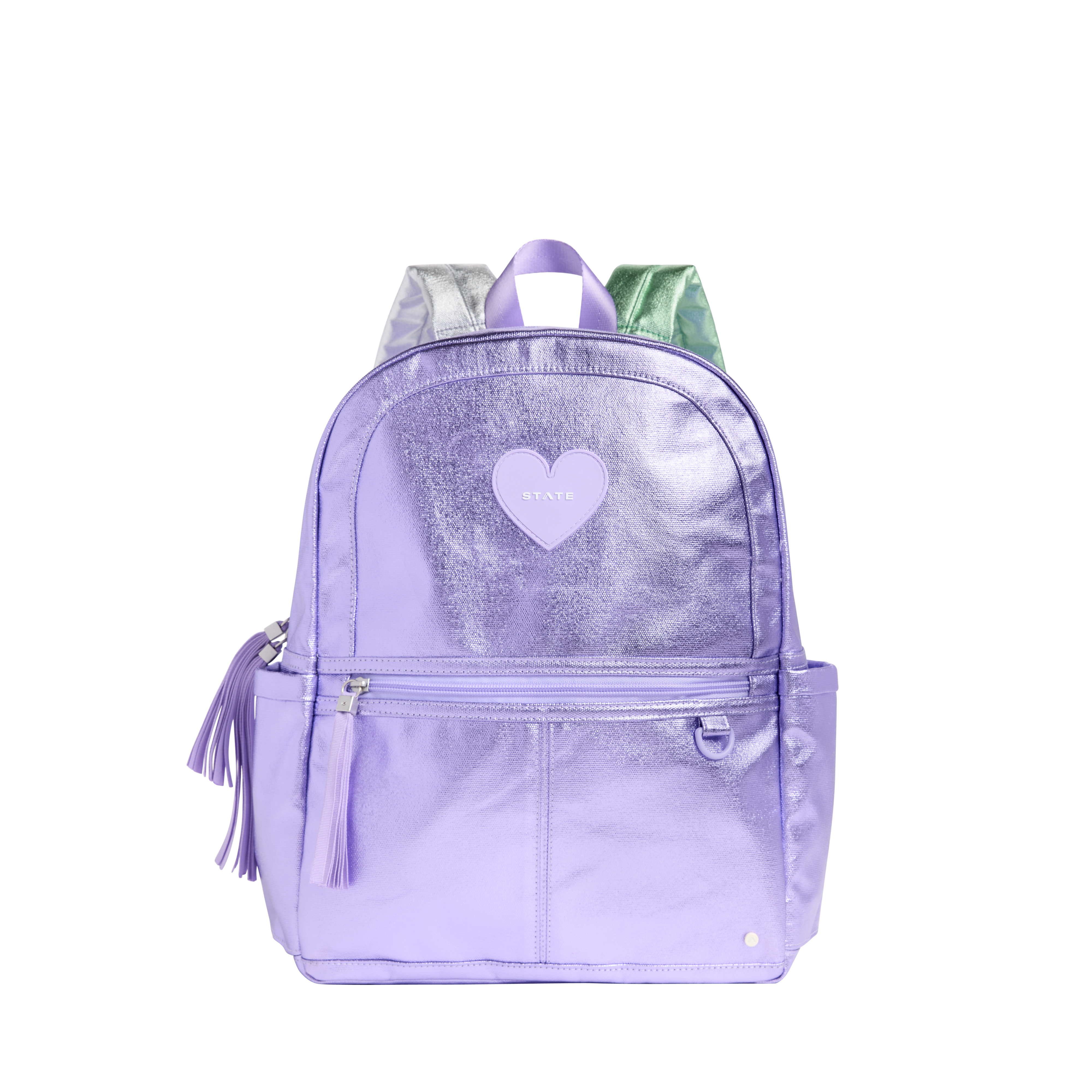 Kane Double Pocket Backpack Lilac | Back to School | Travel Backpack