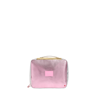 STATE Bags Bensen Toiletry Kit Large Pink/Silver Front View Click to Zoom