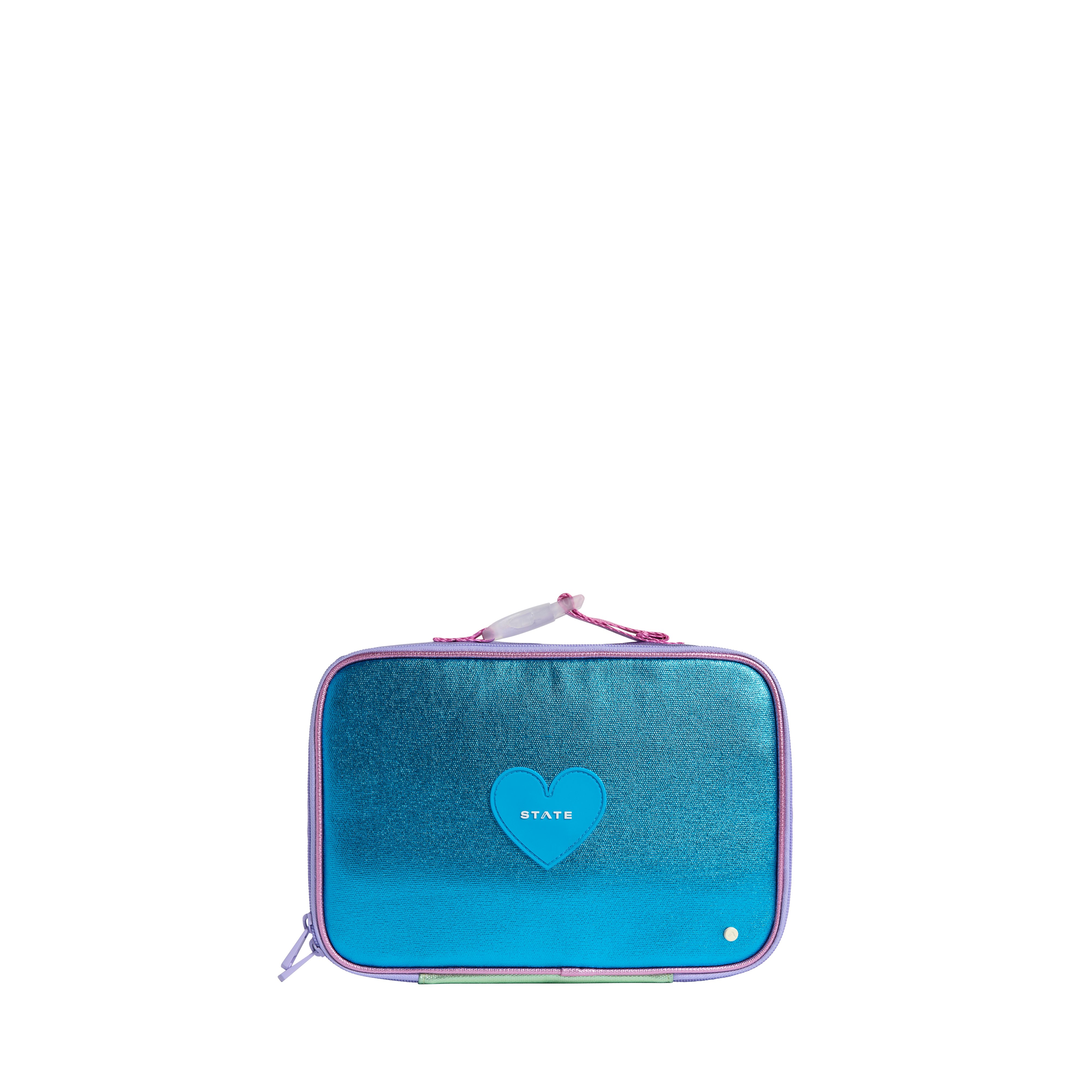 Rodgers Lunch Box Metallic Blue/Lilac Colorblock