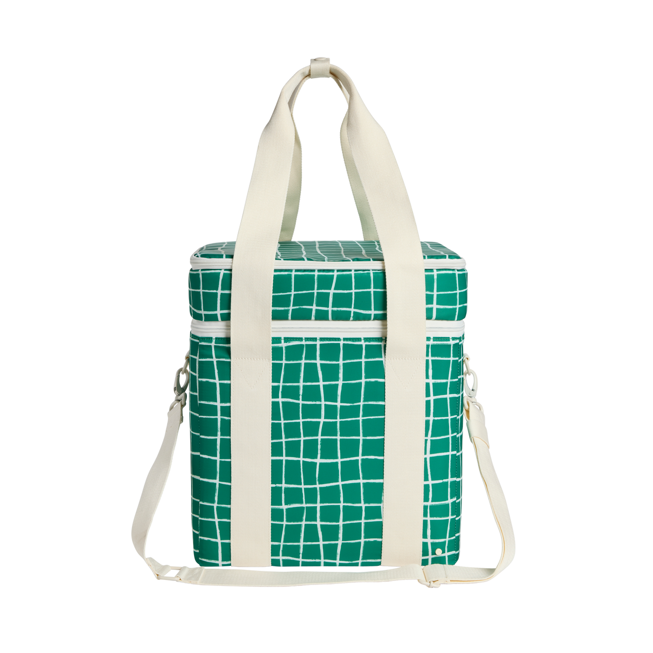 STATE Bags Graham XL Tote Bag Nylon Green Check