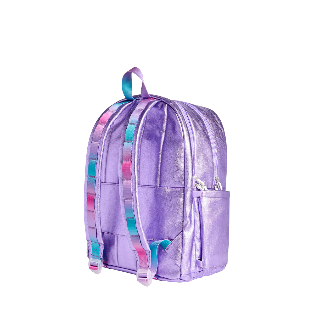 STATE Bags Kane Kids Double Pocket Backpack Metallic 3D Butterfly Back View Click to Zoom