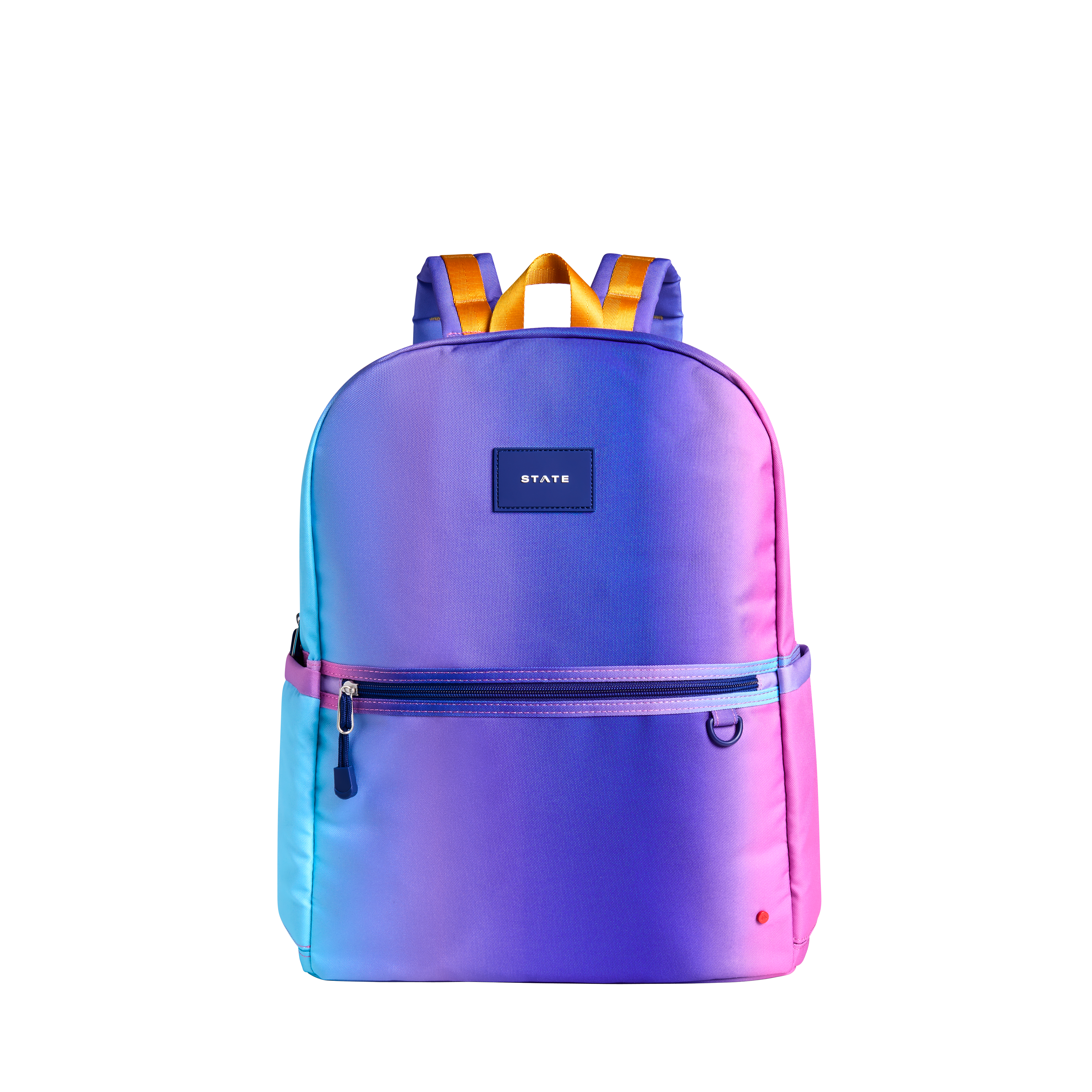 Kane Kids Large Backpack Recycled Poly Canvas Blue/Pink Gradient | Back to School | Travel Backpack