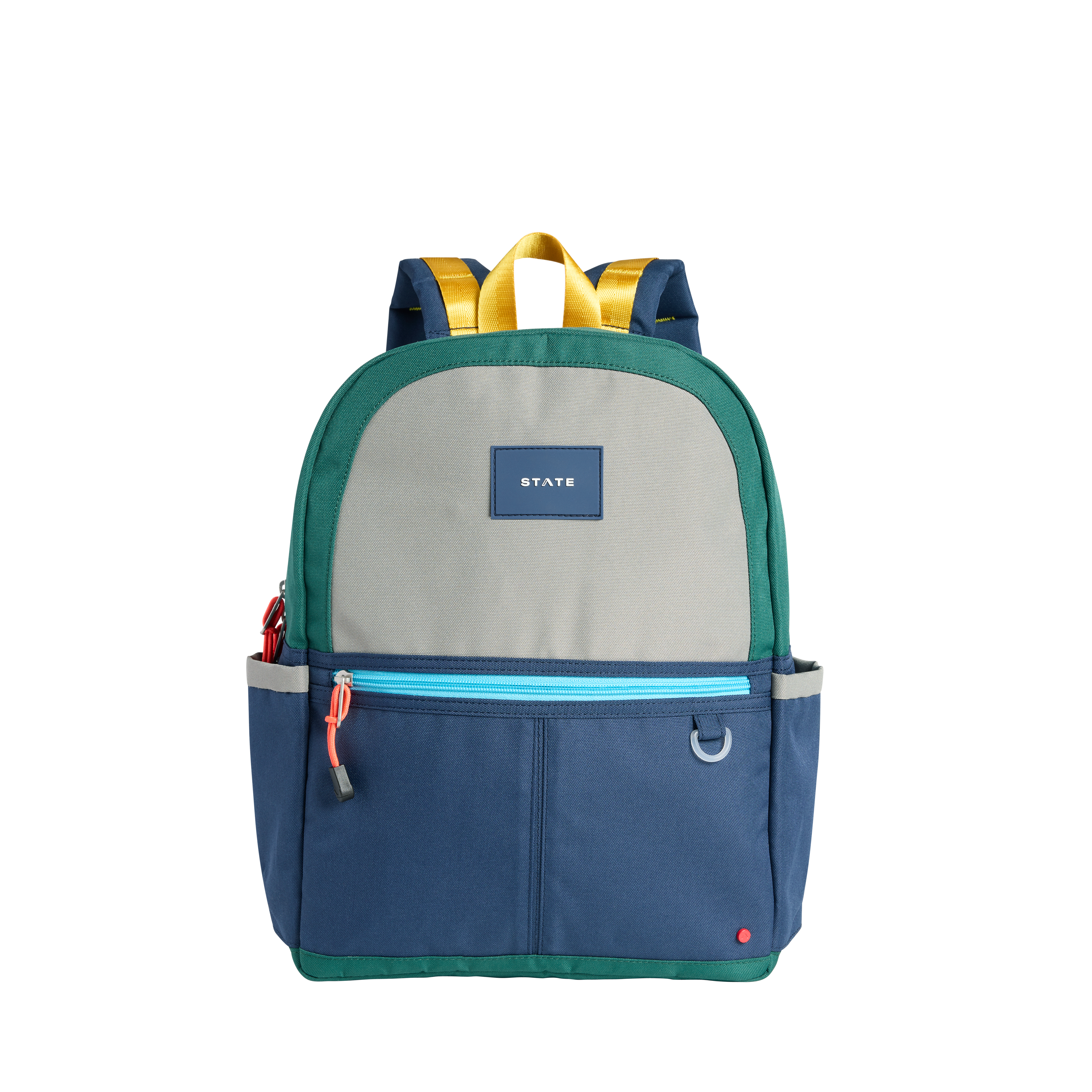 Kane Kids Backpack Polyester Canvas Green/Navy | Back to School | Travel Backpack