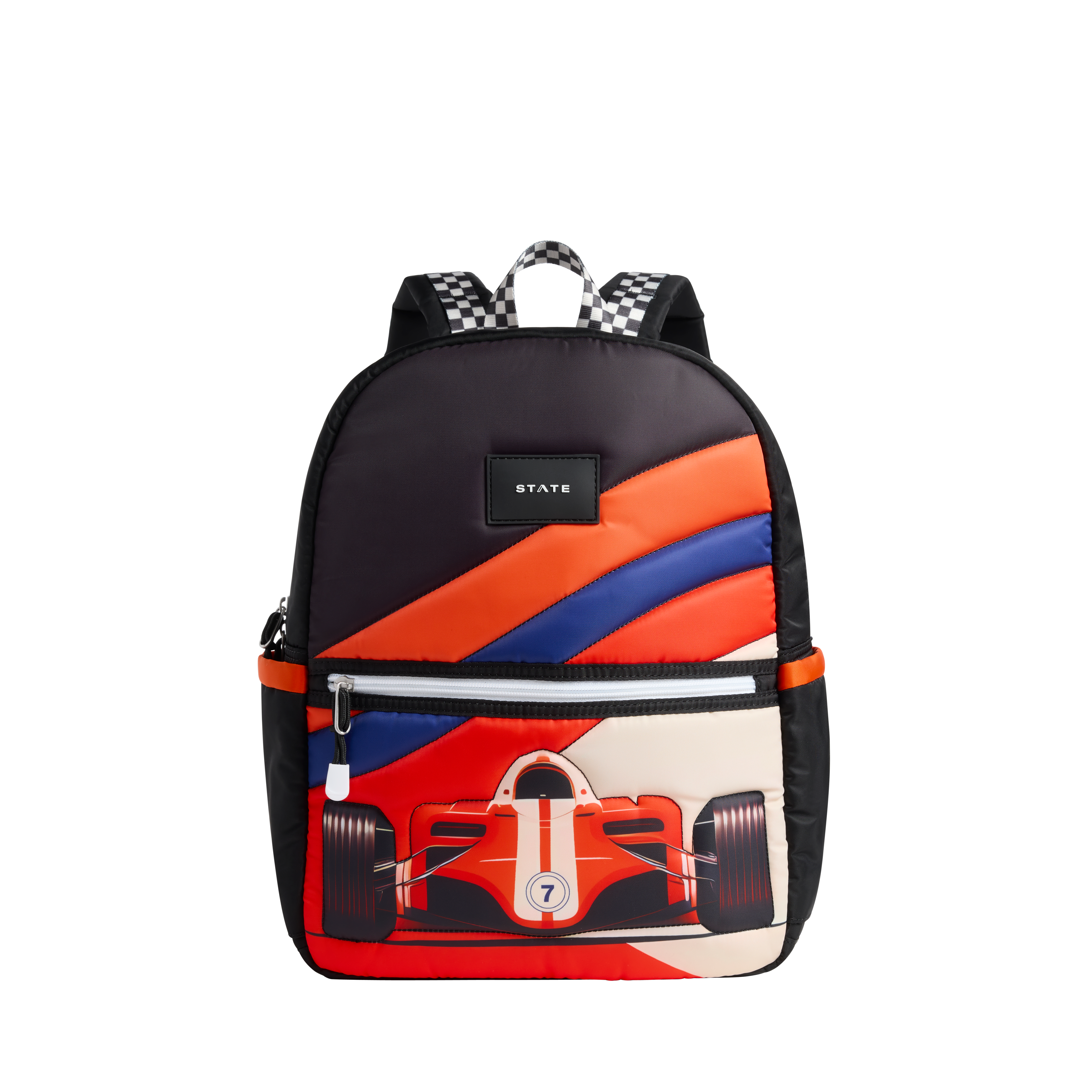 Kane Kids Backpack Nylon Puffer Racecar | Back to School | Travel Backpack