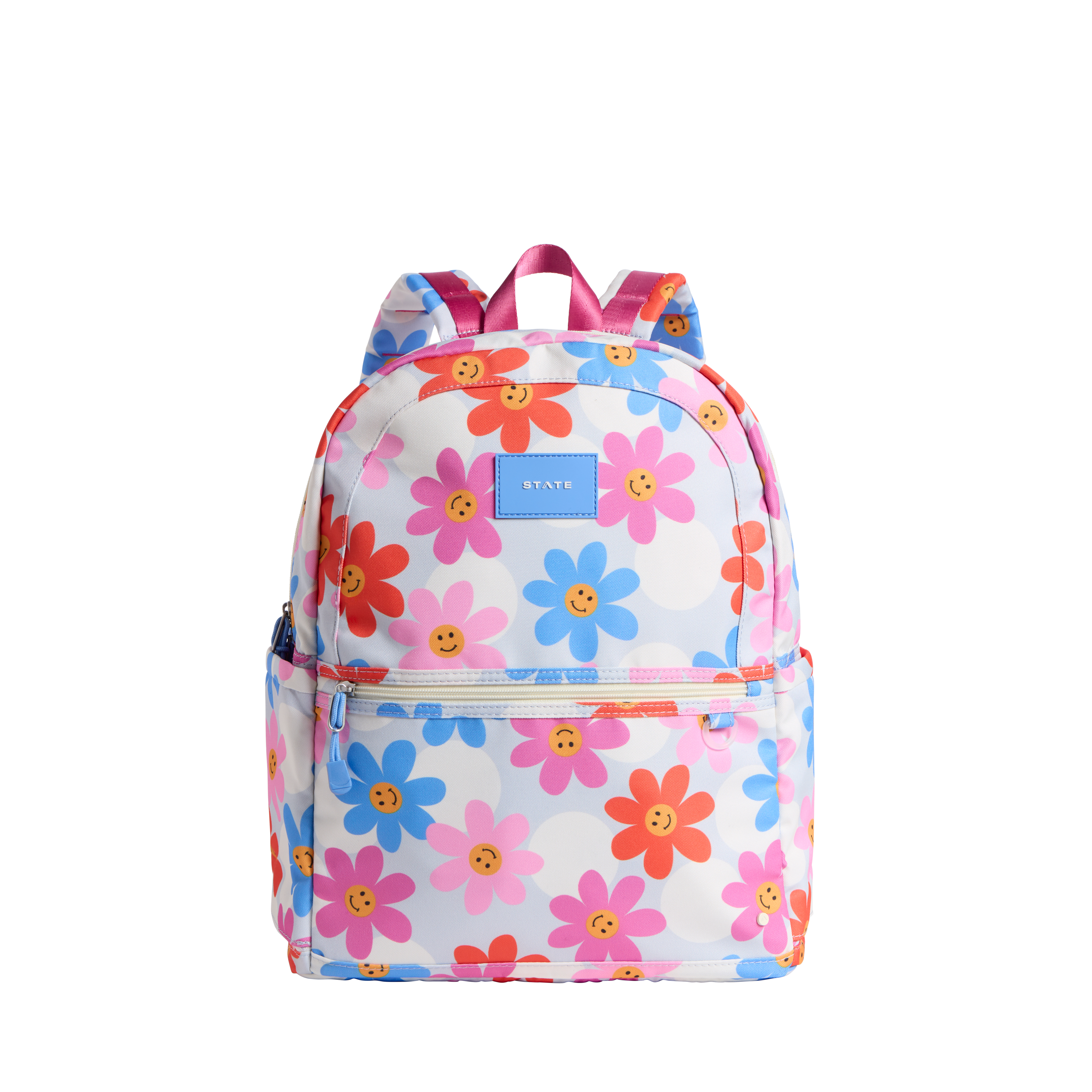 Kane Kids Large Backpack Recycled Poly Canvas Daises | Back to School | Travel Backpack