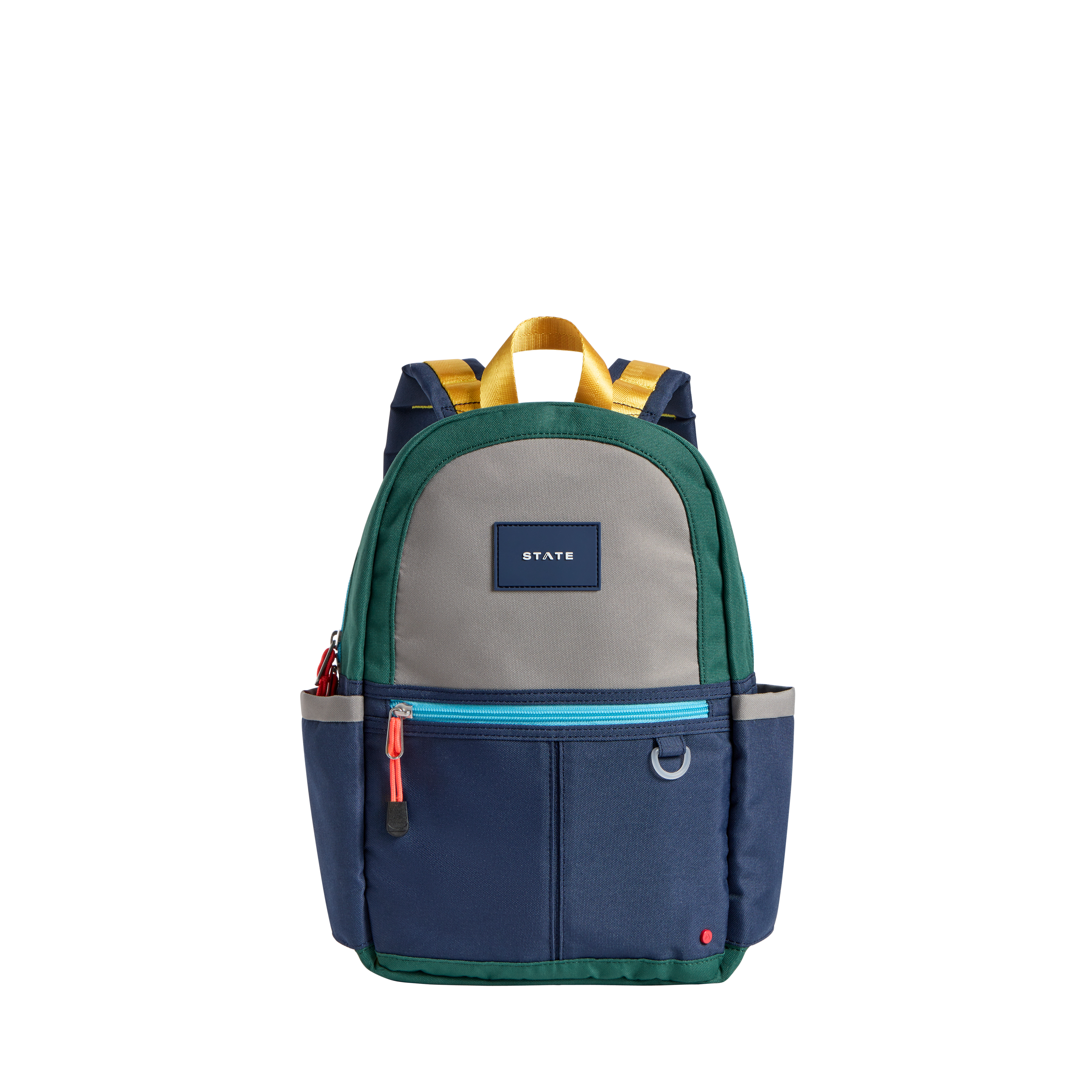 Kane Kids Mini Travel Backpack Color Block Green/Navy | Back to School