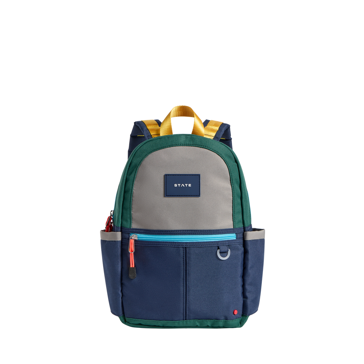 STATE Bags | Kane Kids Mini Travel Backpack Color Block Green/Navy STATE Bags | Kane Kids Mini Travel Backpack Color Block Green/Navy