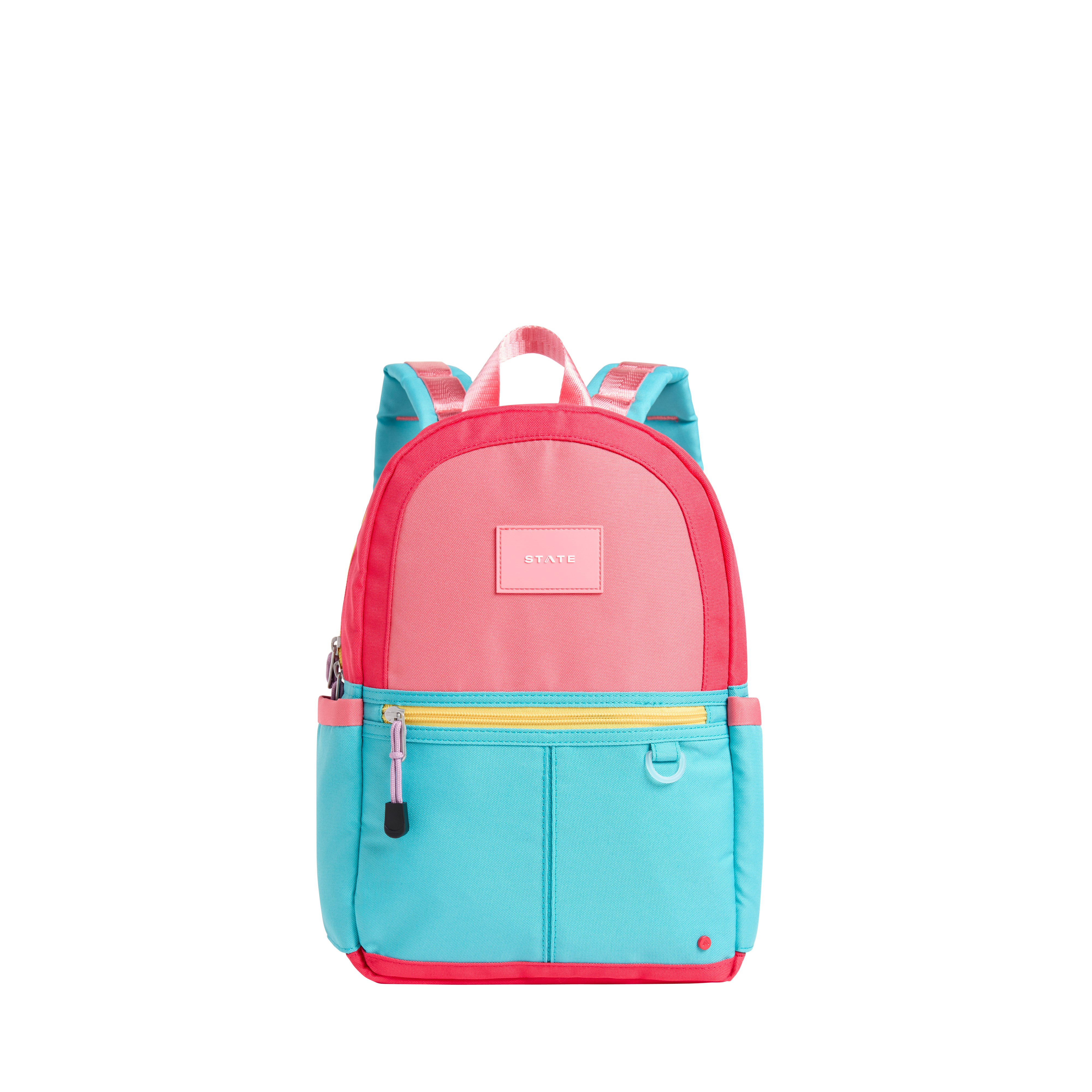 Kane Kids Mini Travel Backpack Color Block Pink/Mint | Back to School