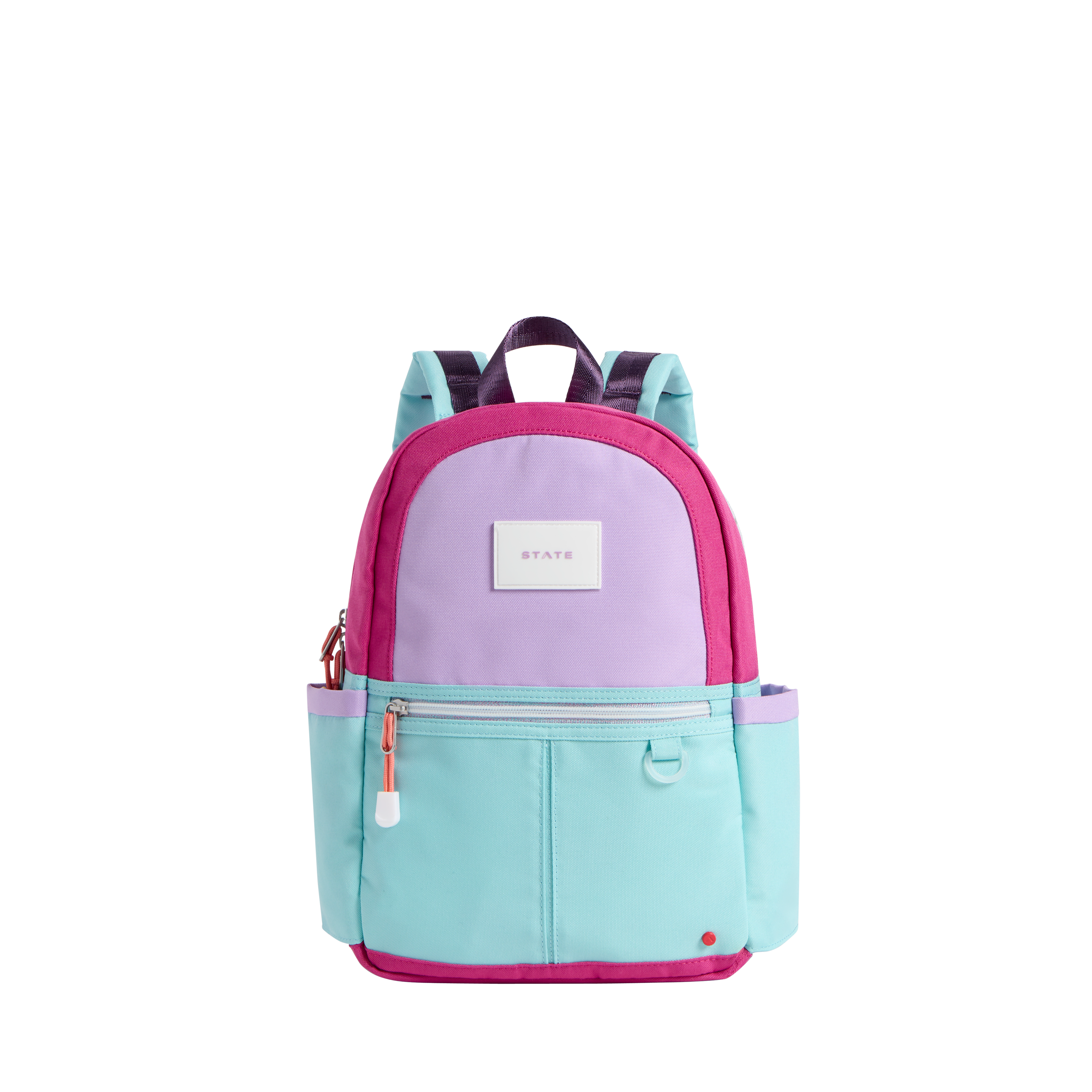 Kane Kids Mini Travel Backpack Color Block Magenta/Mint | Back to School