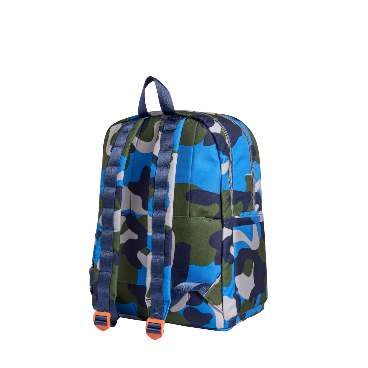 bleu camo printed laptop backpack STATE Bags