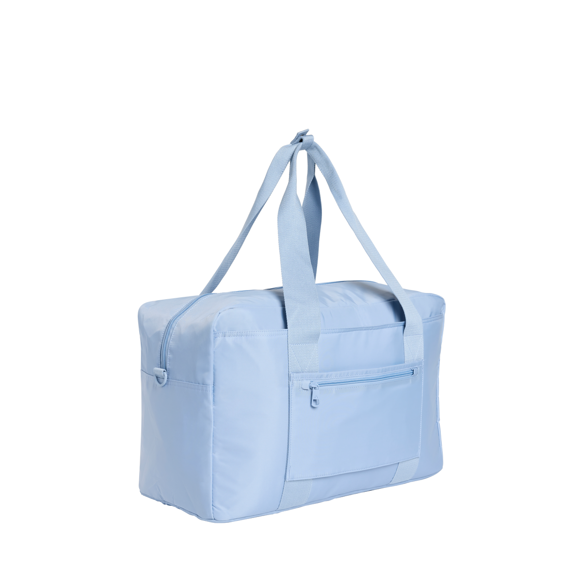 STATE Bags Wellington Weekender Nylon Ice Blue Back View Click to Zoom