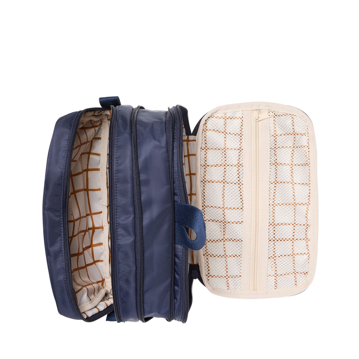 STATE Bags Hart Toiletry Kit Nylon Navy Overhead View Click to Zoom