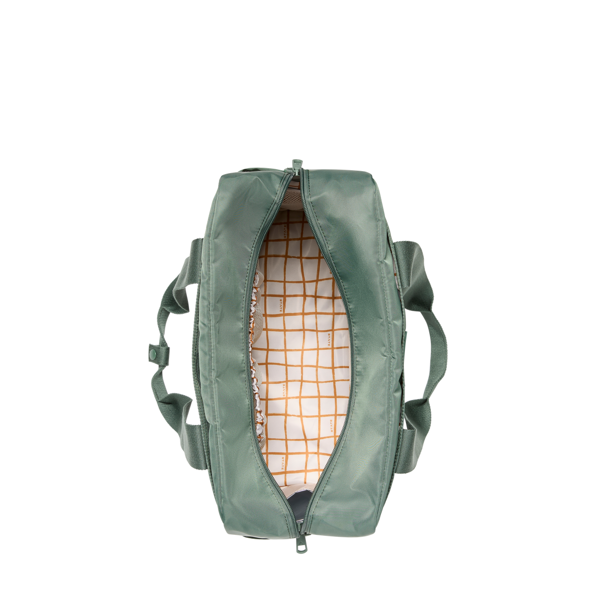 STATE Bags Jordan Diaper Tote Nylon Olive Overhead View Click to Zoom
