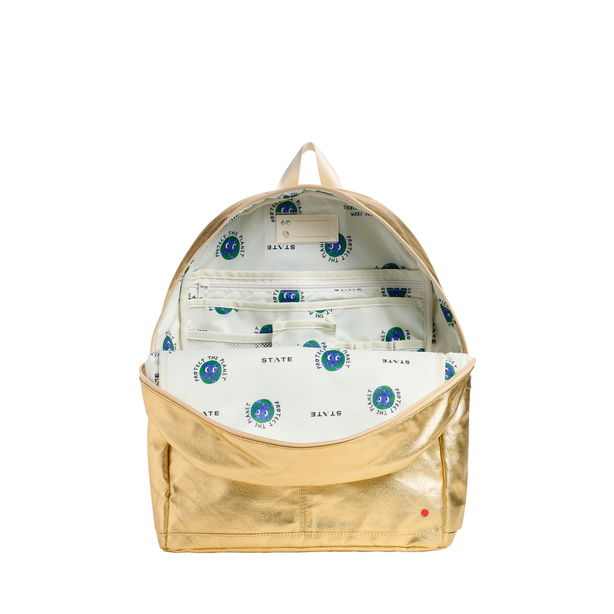 STATE Bags | Kane Kids Large Backpack Metallic Tie Dye Patchwork STATE Bags | Kane Kids Large Backpack Metallic Tie Dye Patchwork