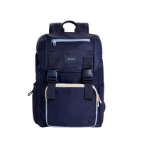 STATE Bags Grove Rucksack Nylon Navy Front View Click to Zoom