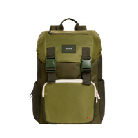 STATE Bags Grove Rucksack Nylon Olive Front View Click to Zoom