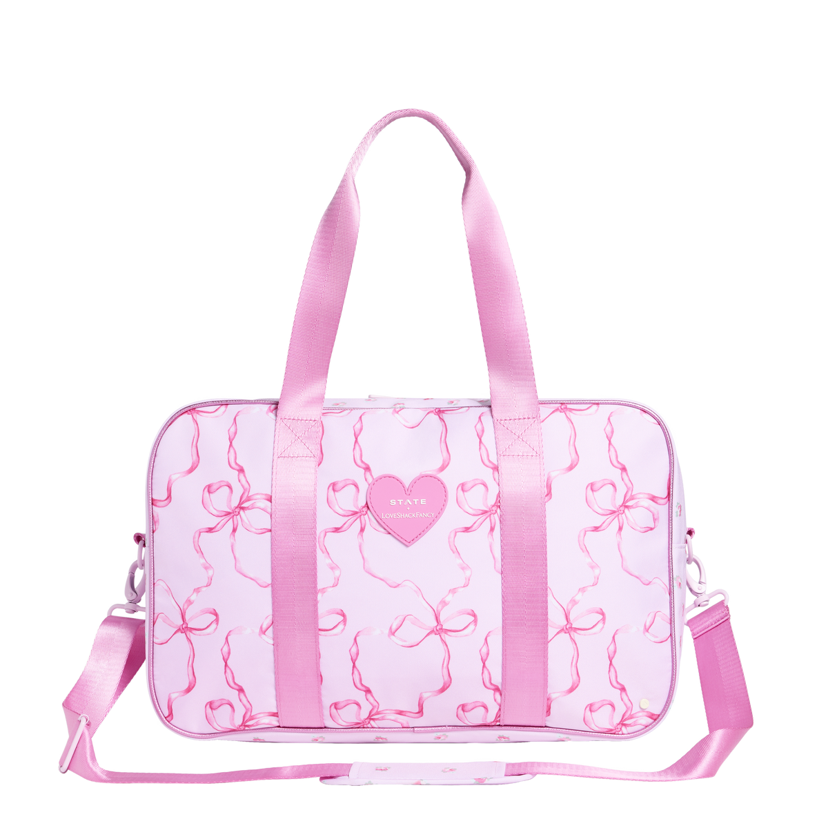 STATE Bags Rockaway Duffle Printed Canvas Daisies