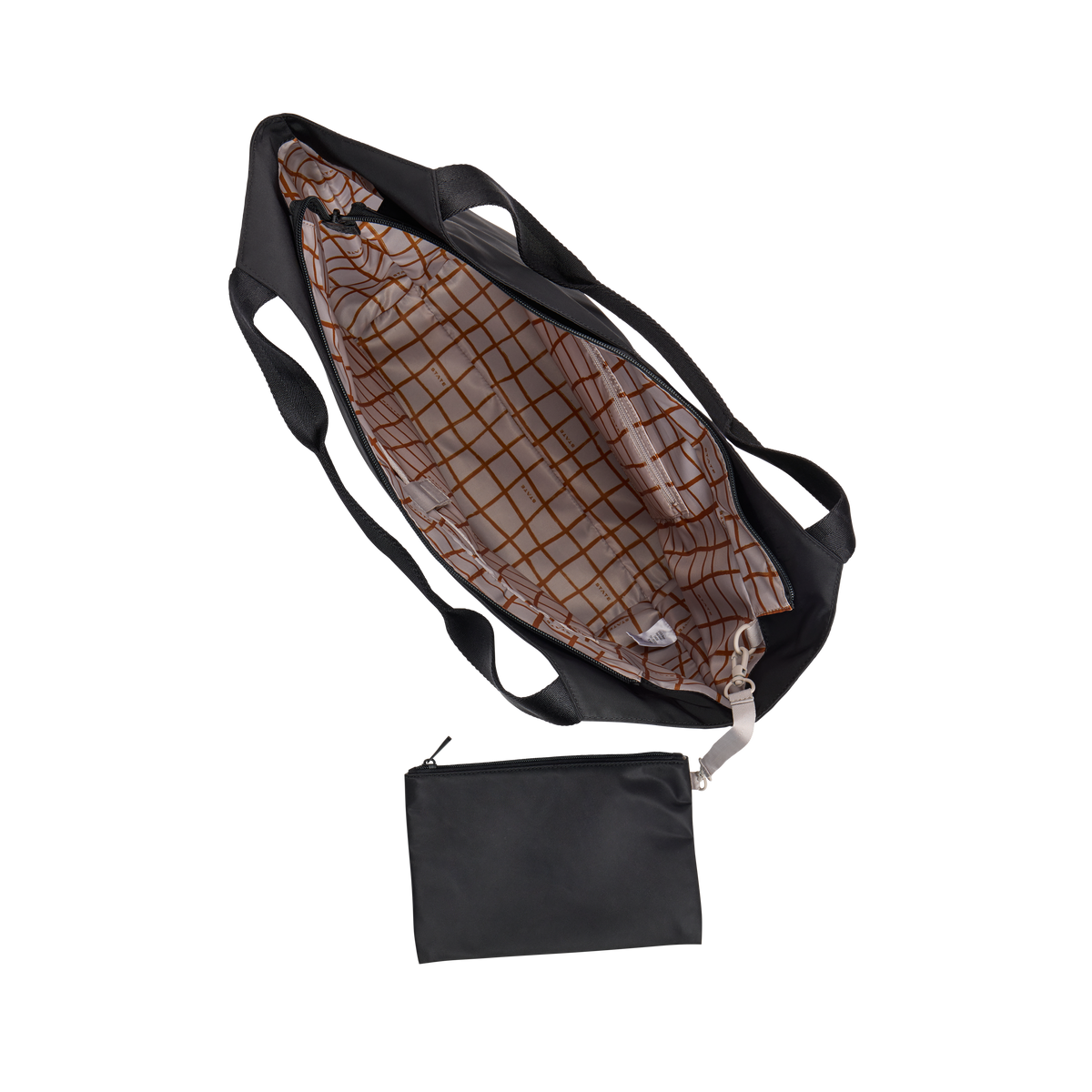 STATE Bags Beverly Tote Black Front Overhead View Click to Zoom