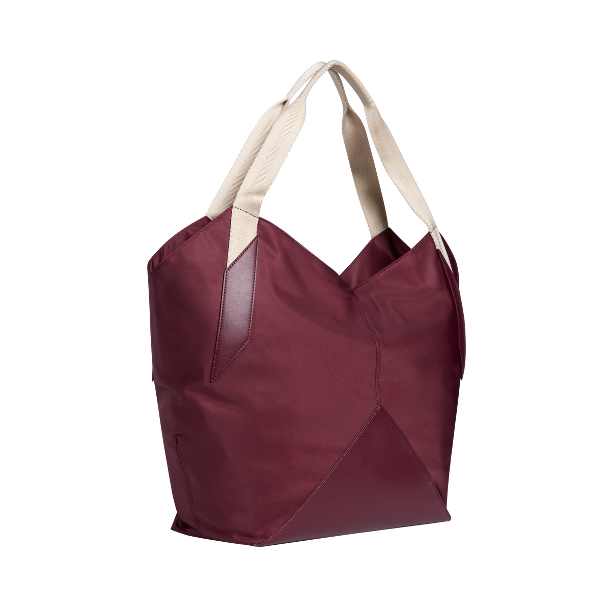 STATE Bags Beverly Tote Burgundy Side View Click to Zoom
