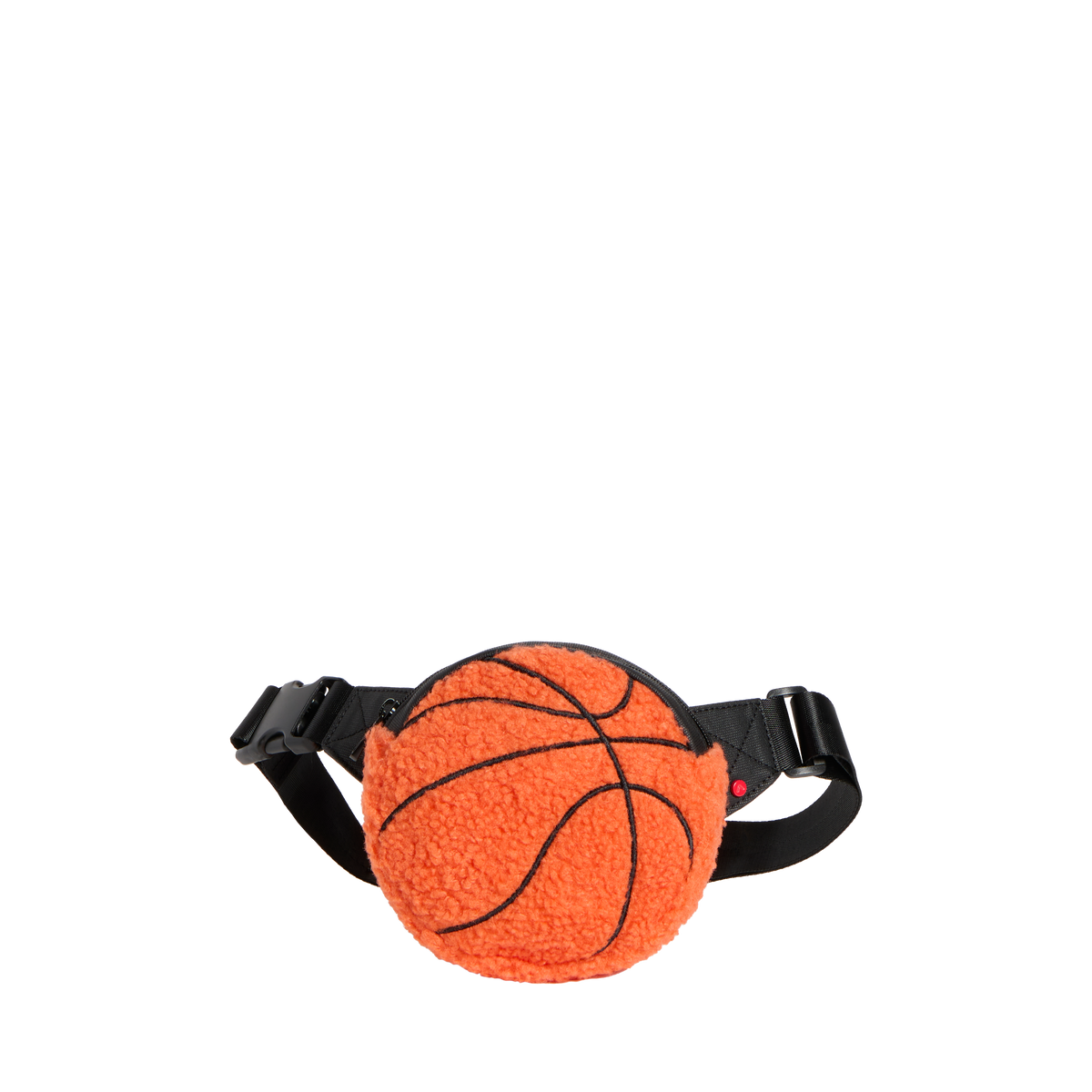 STATE Bags Novelty Fanny Pack Fuzzy Basketball Front View Click to Zoom
