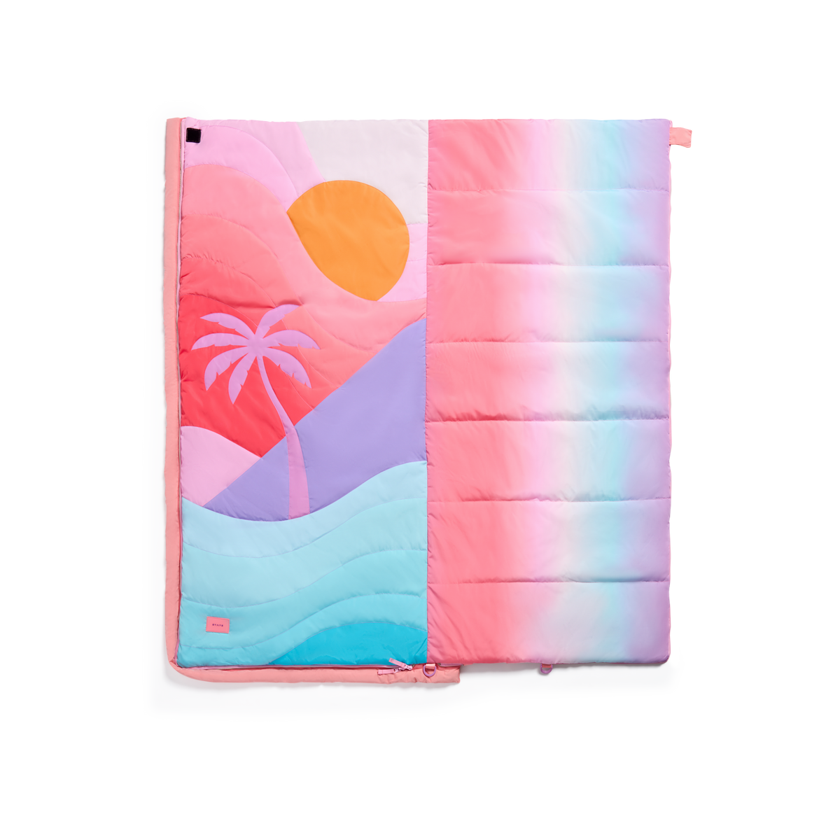 STATE Bags Redwood Sleeping Bag Sunset Front and Back View Click to Zoom