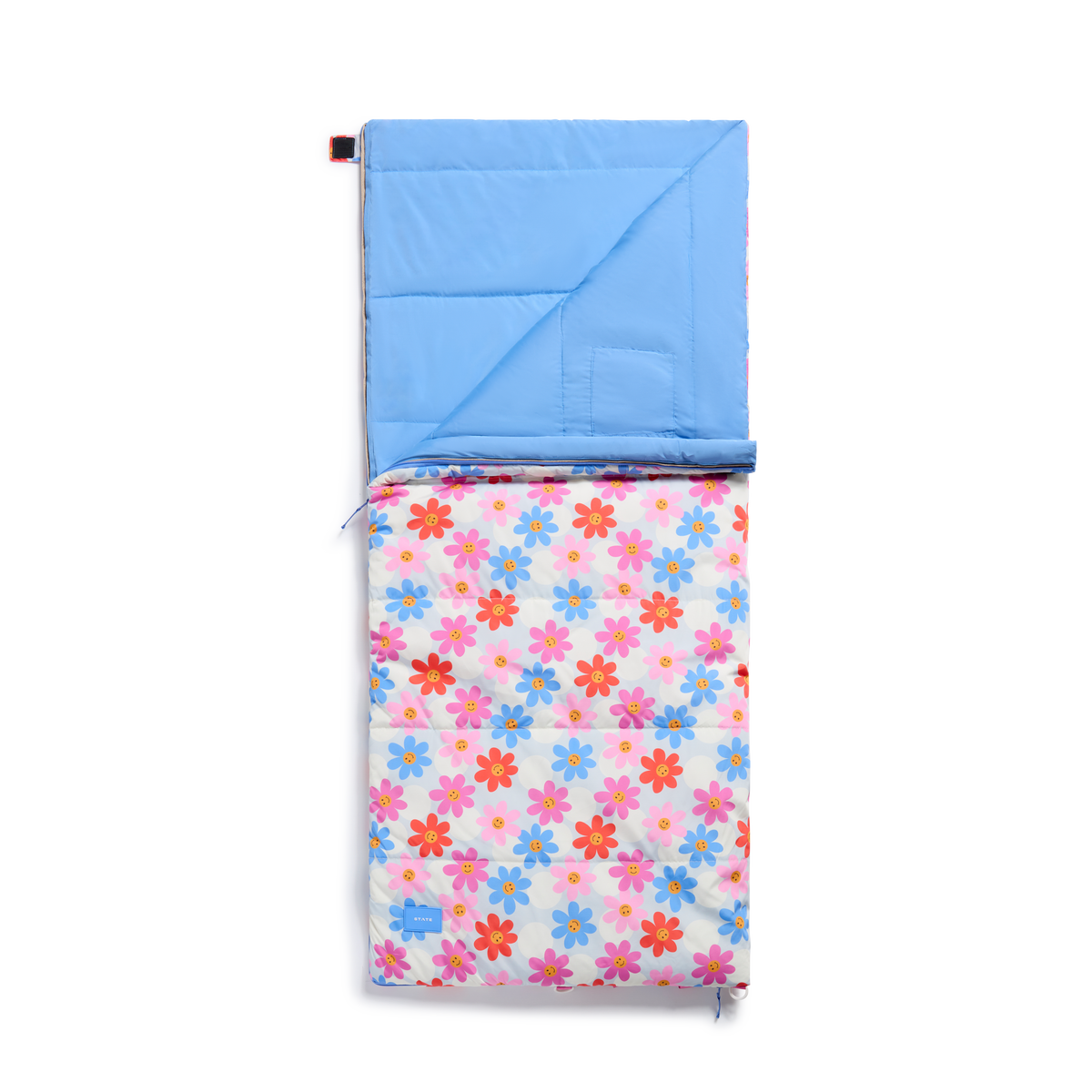 STATE Bags Redwood Sleeping Bag Daises Interior View Click to Zoom